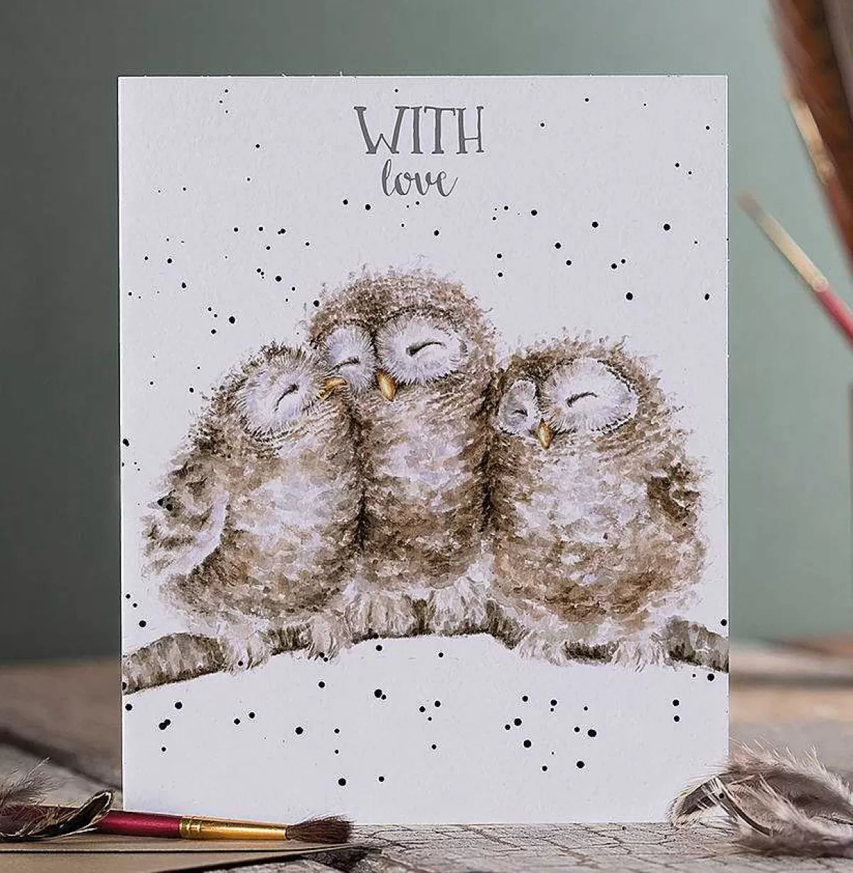 Thinking Of You>Wrendale Designs Owlways' Owl Card