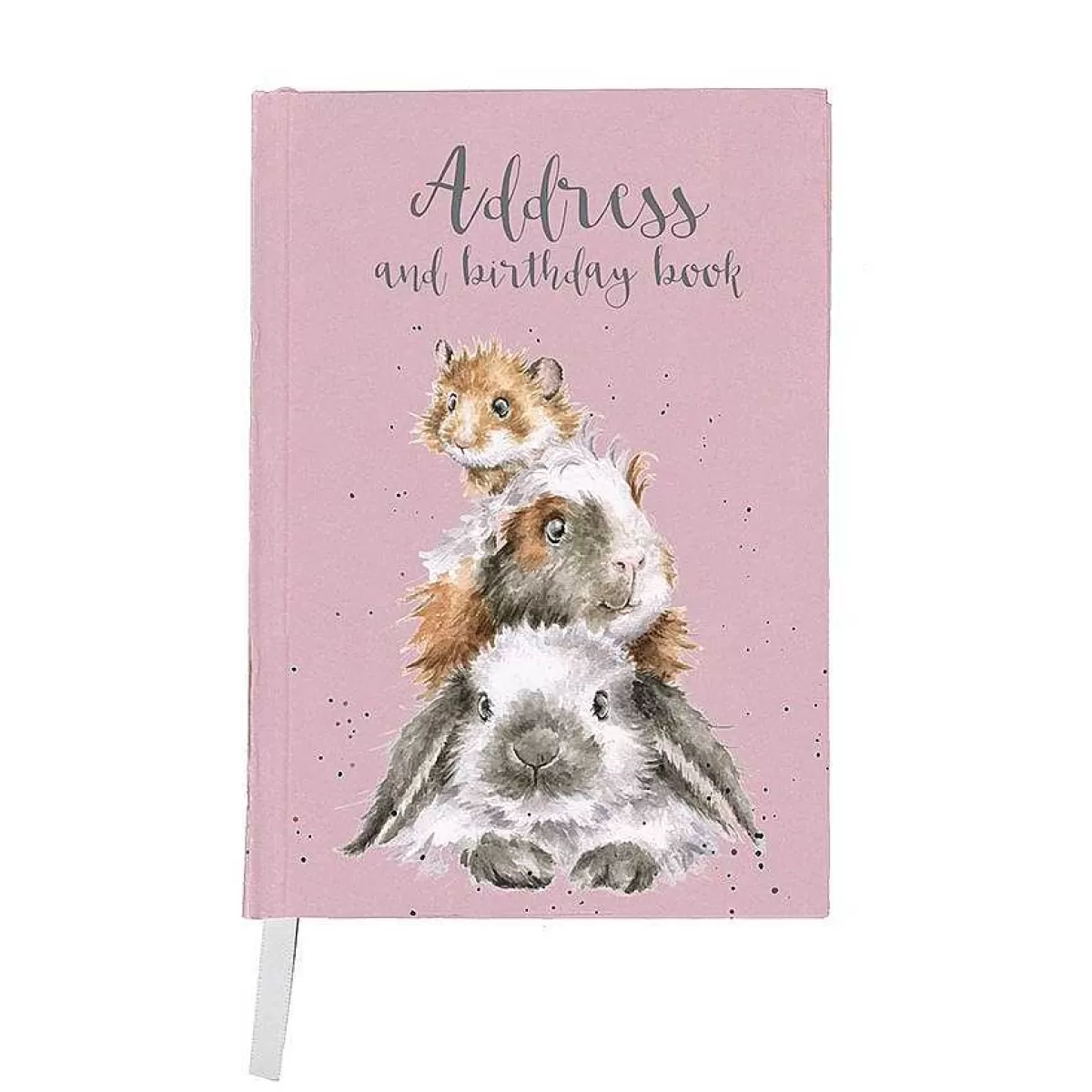 Address Books>Wrendale Designs Piggy In The Middle' Guinea Pig & Rabbit Address Book