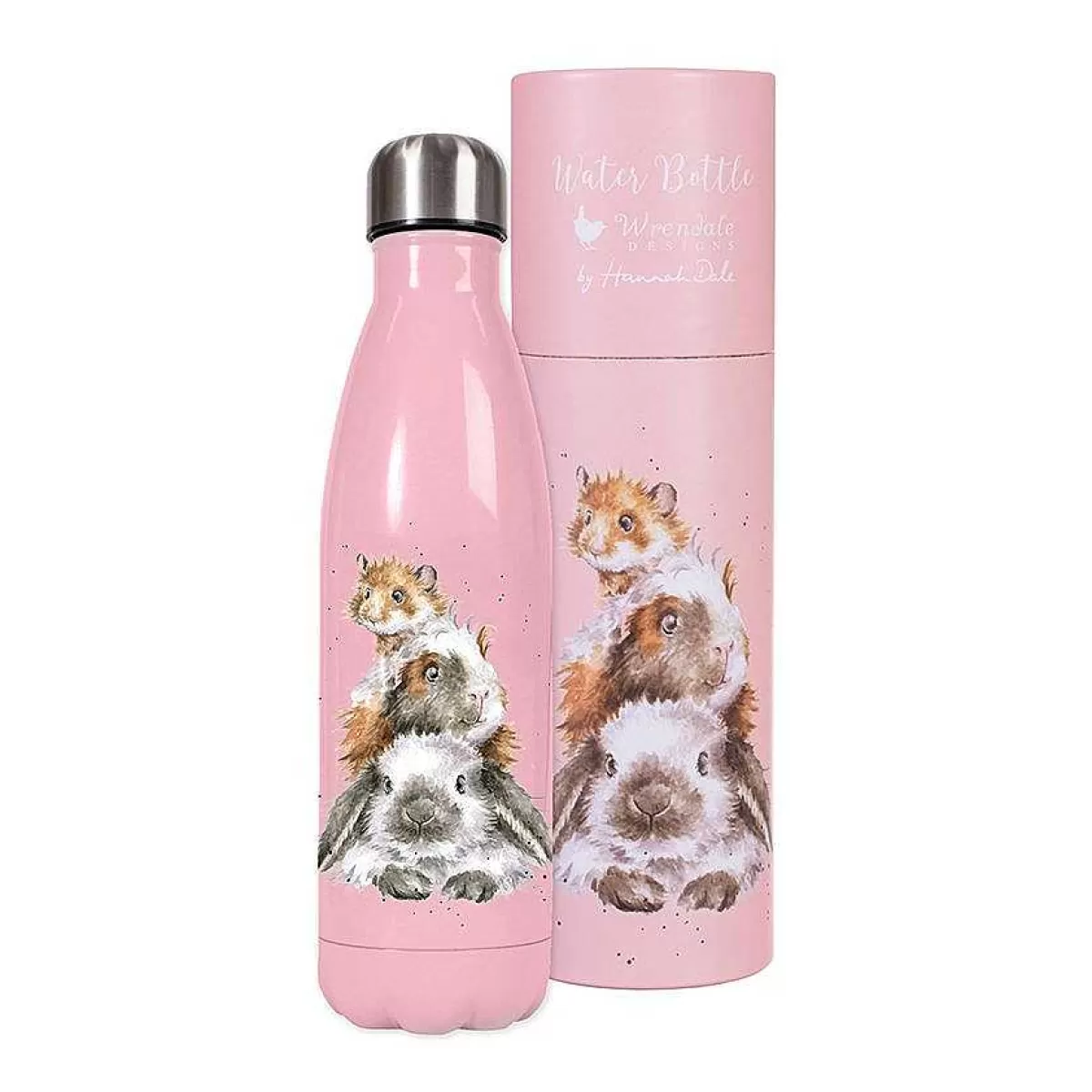 Water Bottles>Wrendale Designs Piggy In The Middle' Guinea Pig & Rabbit Water Bottle