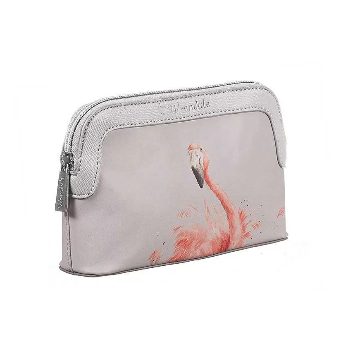 Cosmetic Bags>Wrendale Designs Pink Lady' Flamingo Small Cosmetic Bag