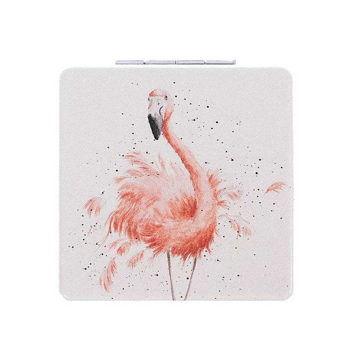 Compact Mirrors>Wrendale Designs Pretty In Pink' Flamingo Compact Mirror