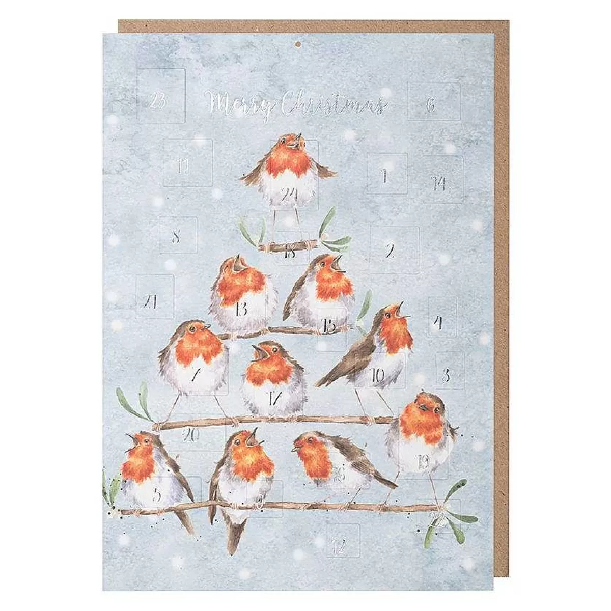 Advent Calendars>Wrendale Designs Rockin Robins' Robin Advent Calendar