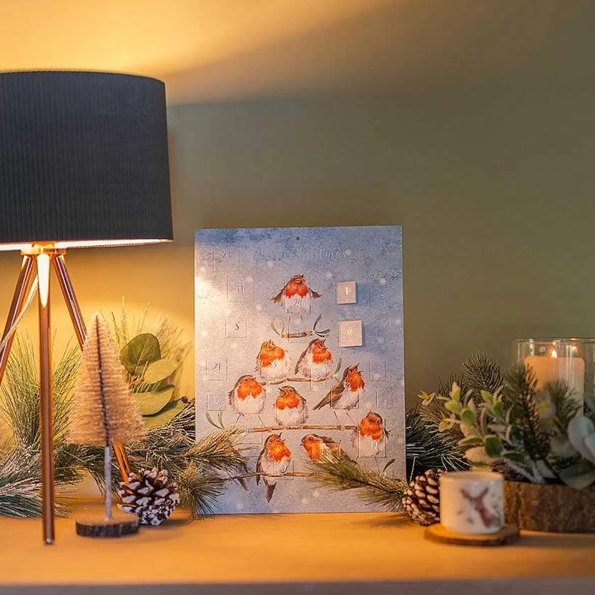 Advent Calendars>Wrendale Designs Rockin Robins' Robin Advent Calendar