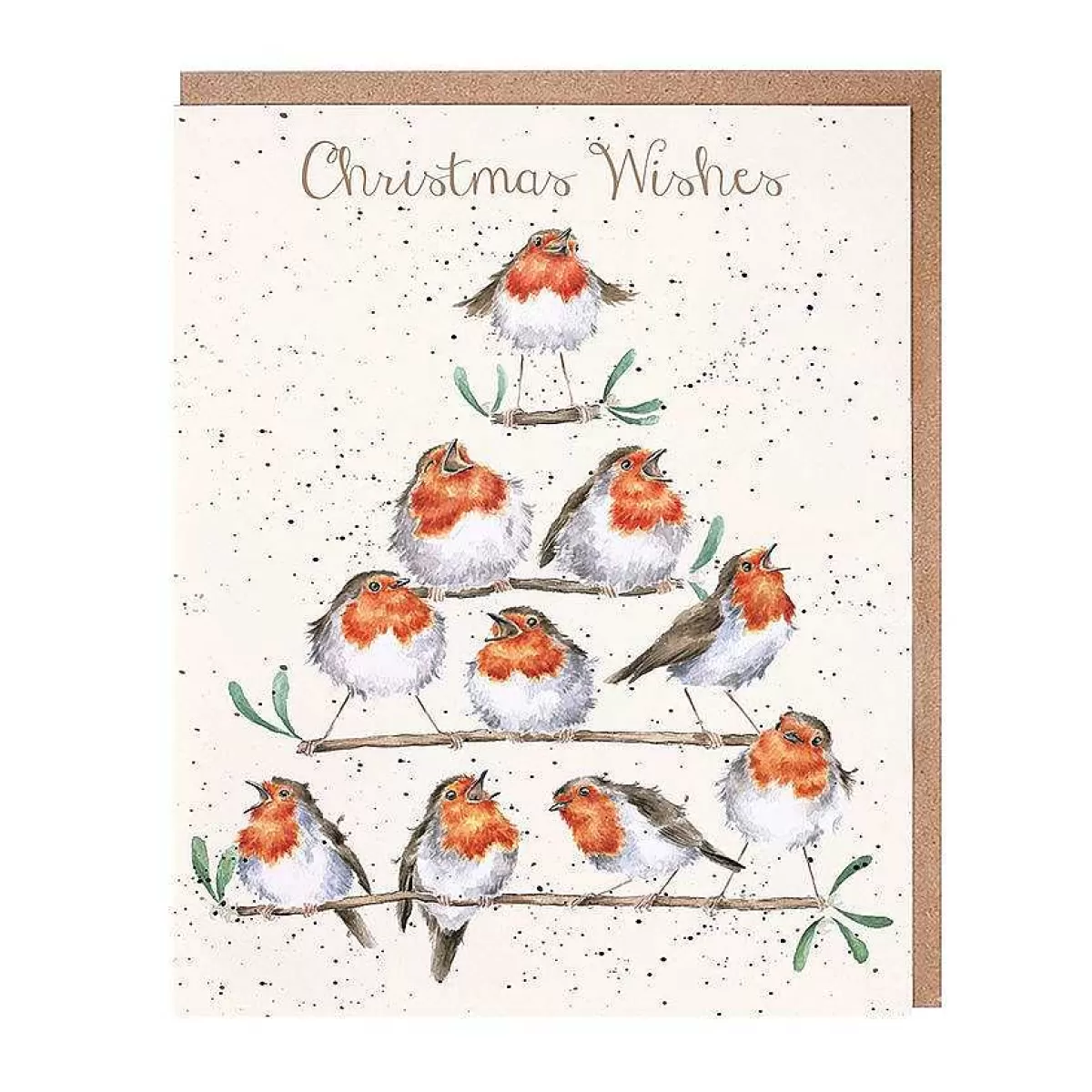 Boxed Christmas Cards>Wrendale Designs Rockin Robins' Robin Card Pack