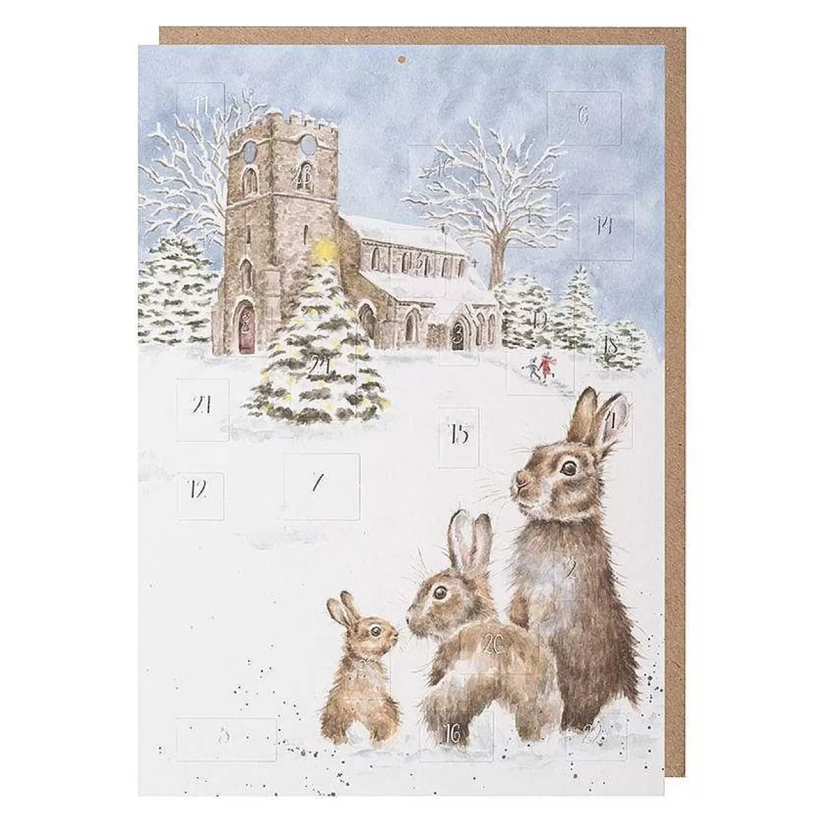 Advent Calendars>Wrendale Designs Silent Night' Rabbit Advent Calendar