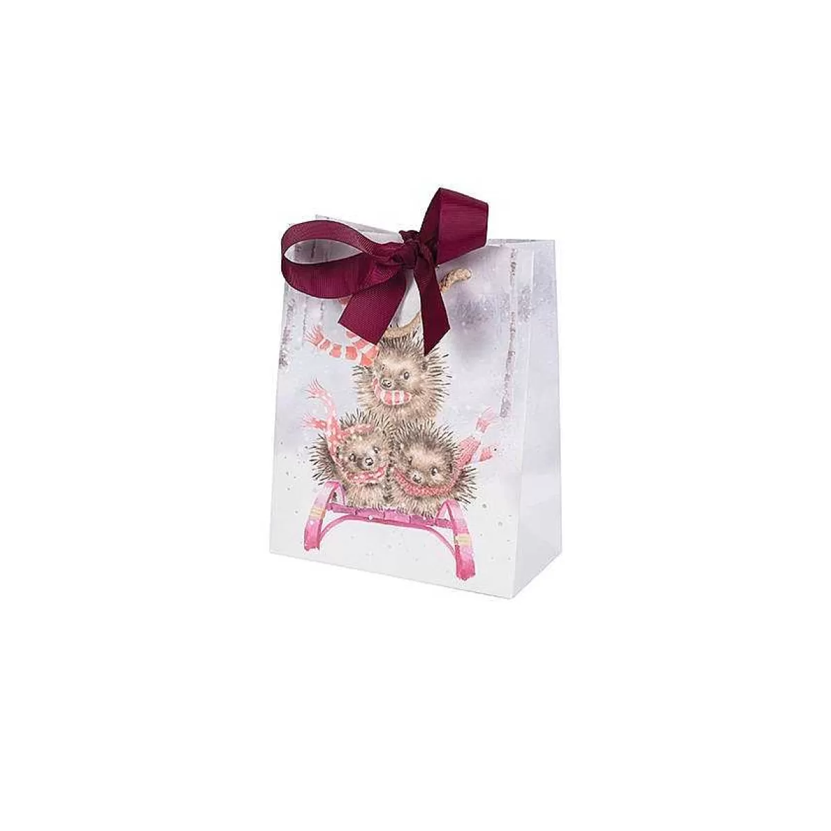 Gift Bags>Wrendale Designs Sledgehogs' Hedgehog Small Gift Bag