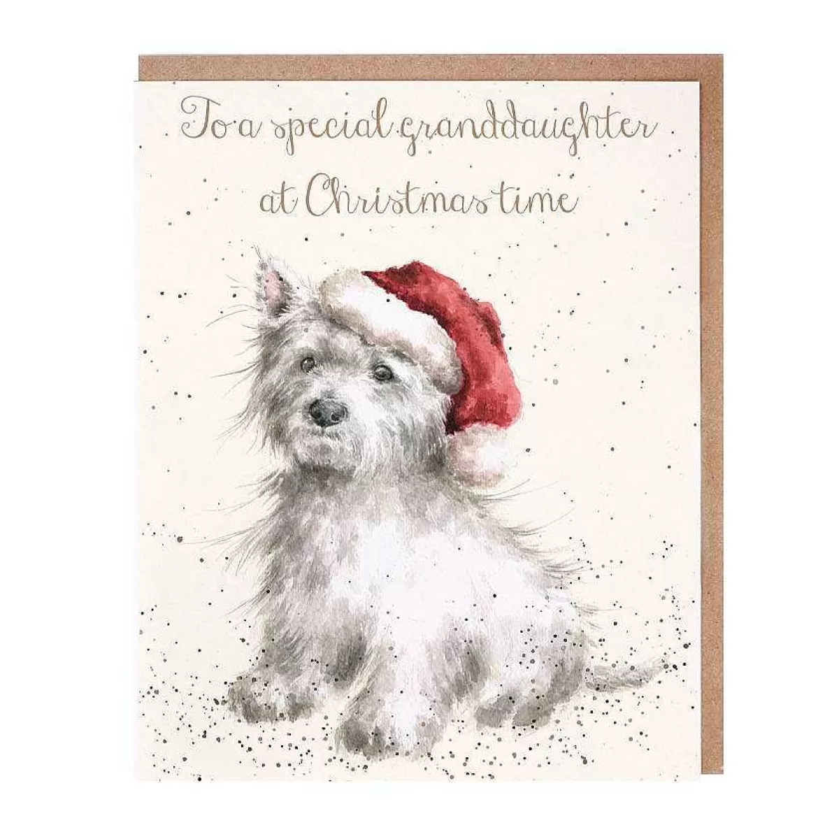 Single Relation Cards>Wrendale Designs Special Granddaughter' Westie Card