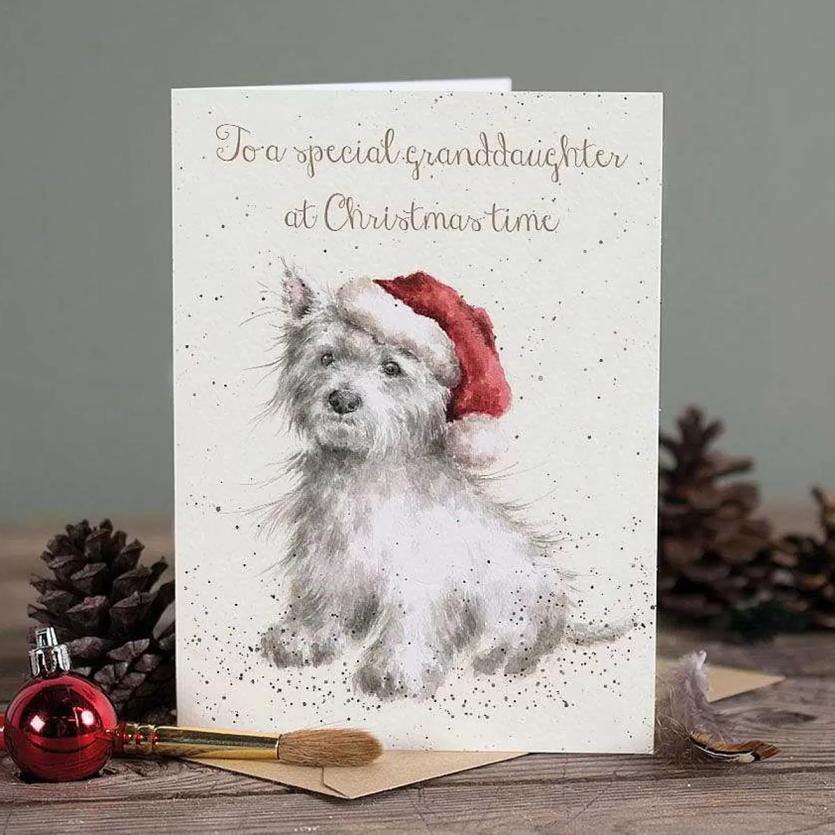 Single Relation Cards>Wrendale Designs Special Granddaughter' Westie Card