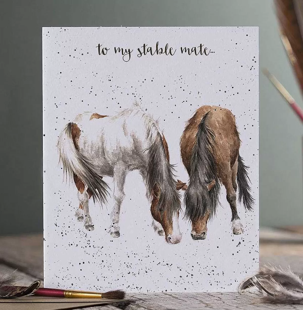 Anniversary>Wrendale Designs Stable Mates' Horse Birthday Card