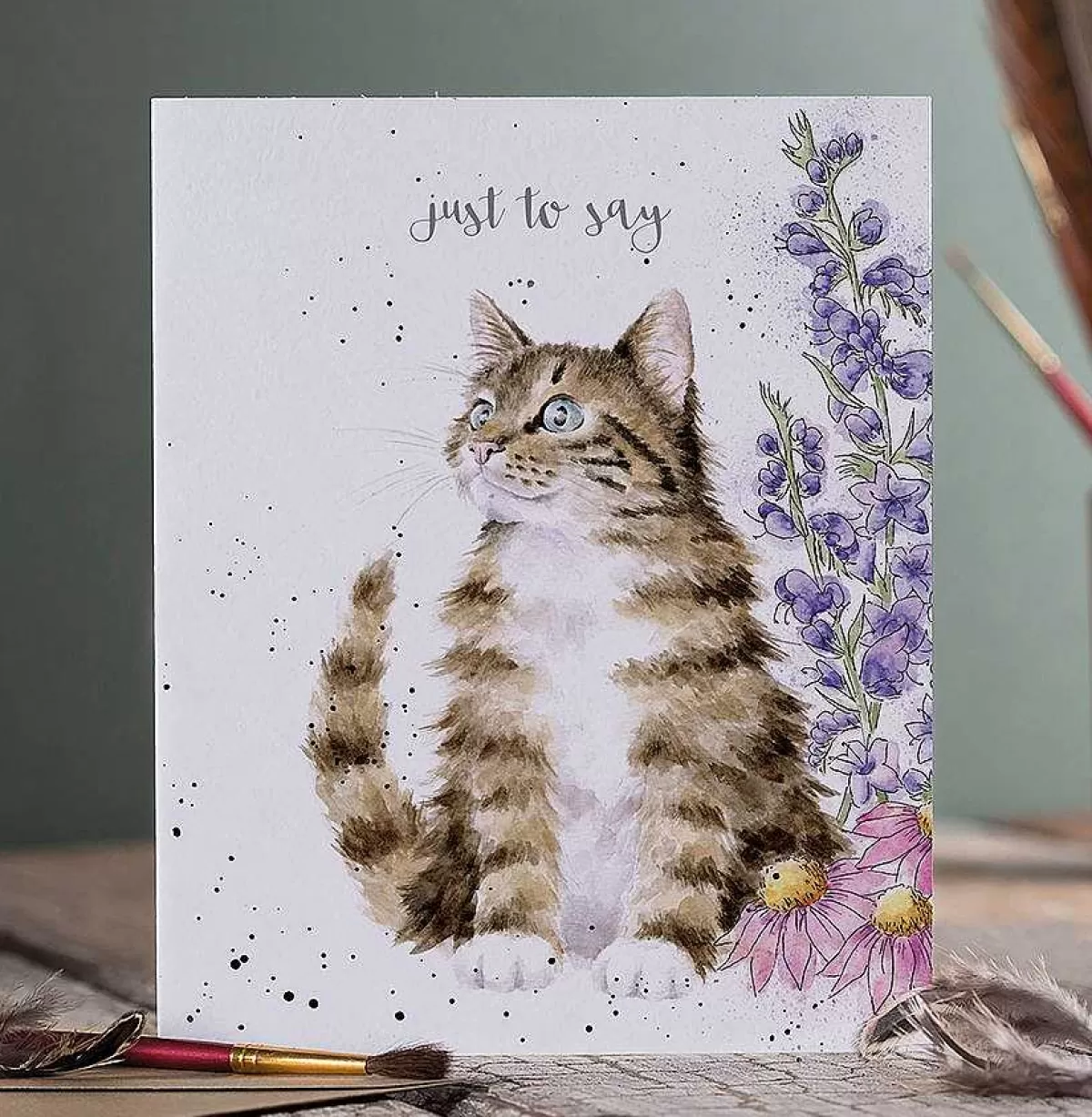 Thinking Of You>Wrendale Designs Stay Pawsitive' Card