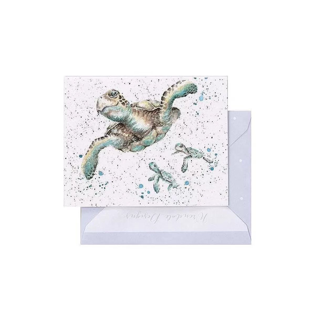 Gift Enclosure Cards>Wrendale Designs Swimming School' Turtle Enclosure Card