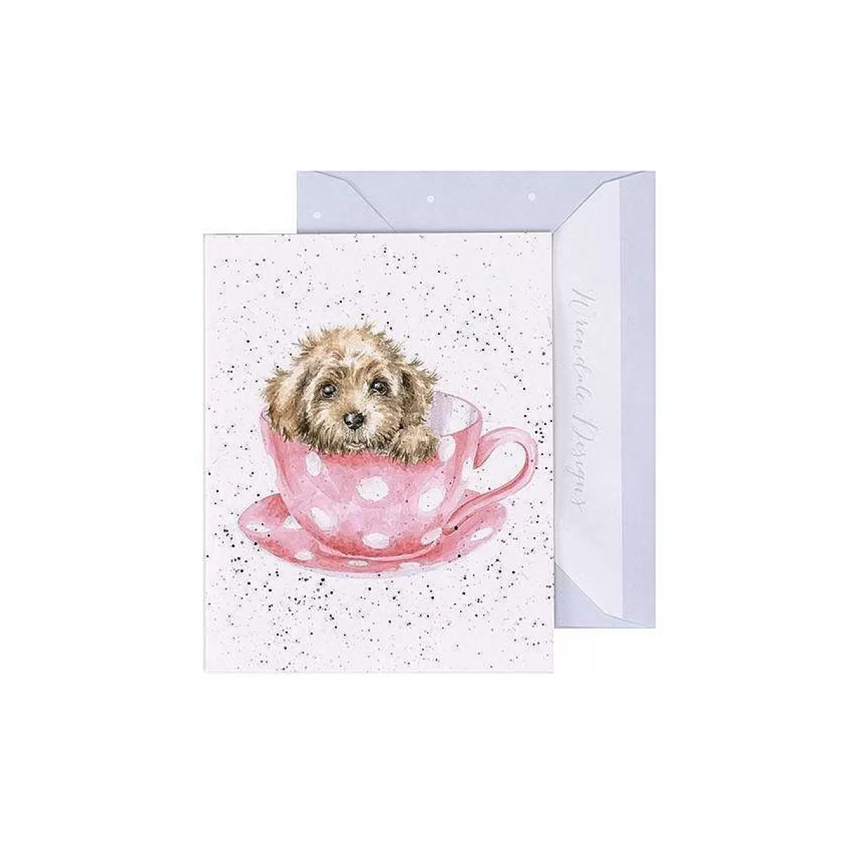 Gift Enclosure Cards>Wrendale Designs Teacup Pup' Puppy Enclosure Card