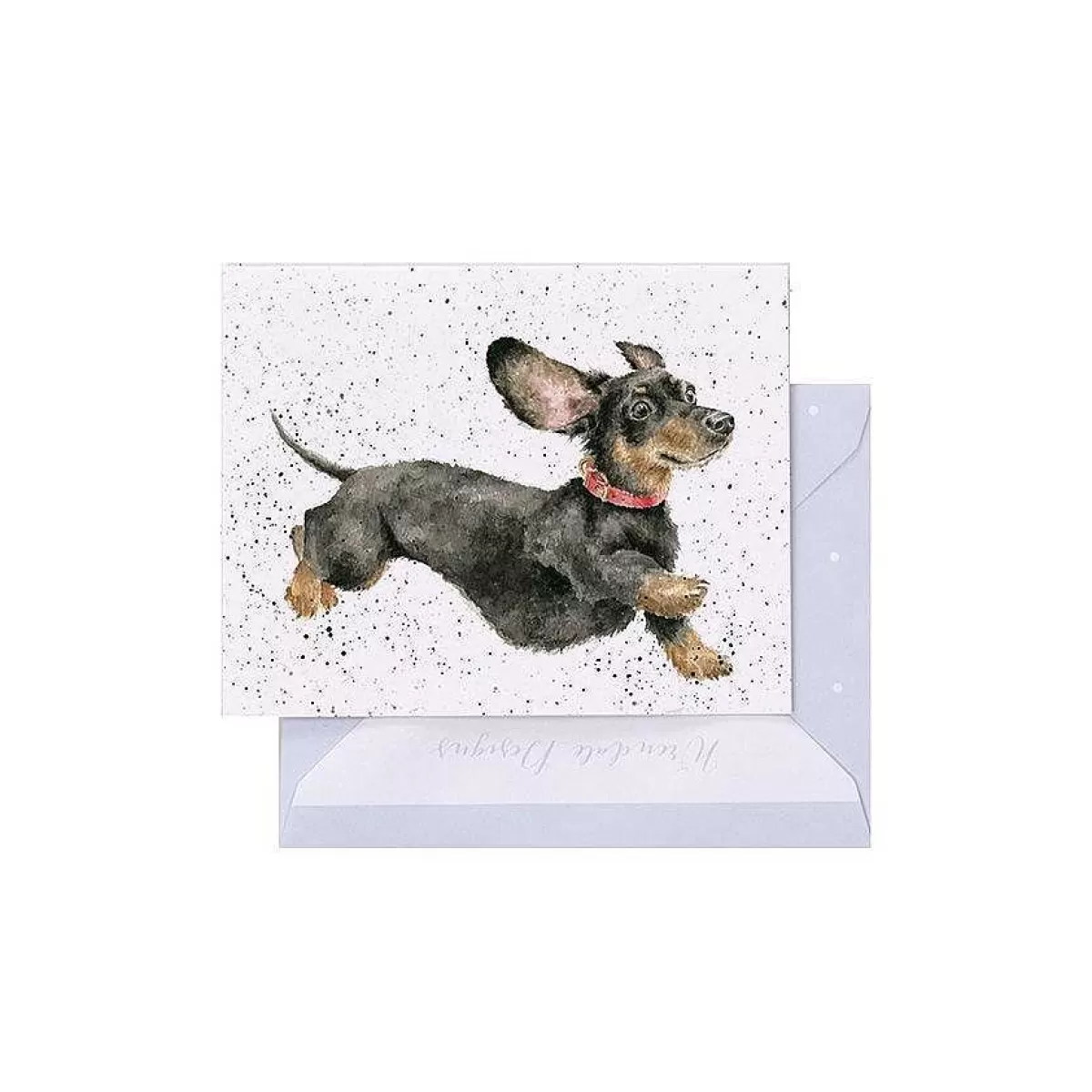 Gift Enclosure Cards>Wrendale Designs That Friday Feeling' Dachshund Enclosure Card