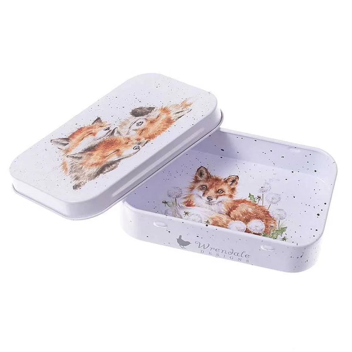 Mini Gift Tins>Wrendale Designs The Afternoon Nap' Fox Mini Gift Tin