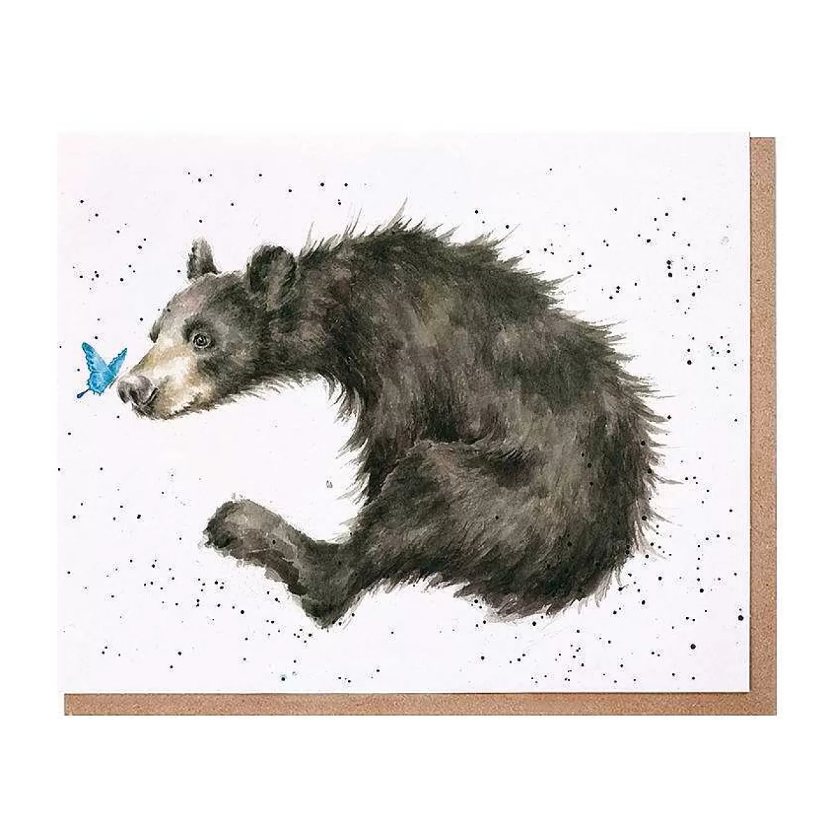 Father'S Day>Wrendale Designs The Bear And The Butterfly' Bear Card