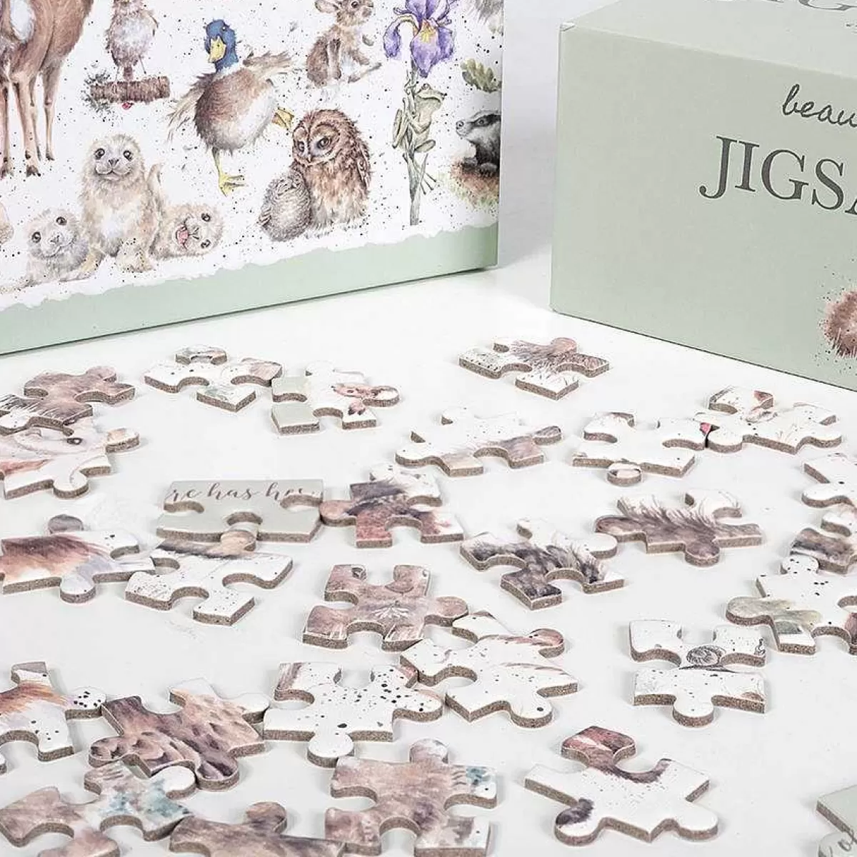 Jigsaw Puzzles & Playing Cards>Wrendale Designs The Country Set' Country Animal Jigsaw Puzzle