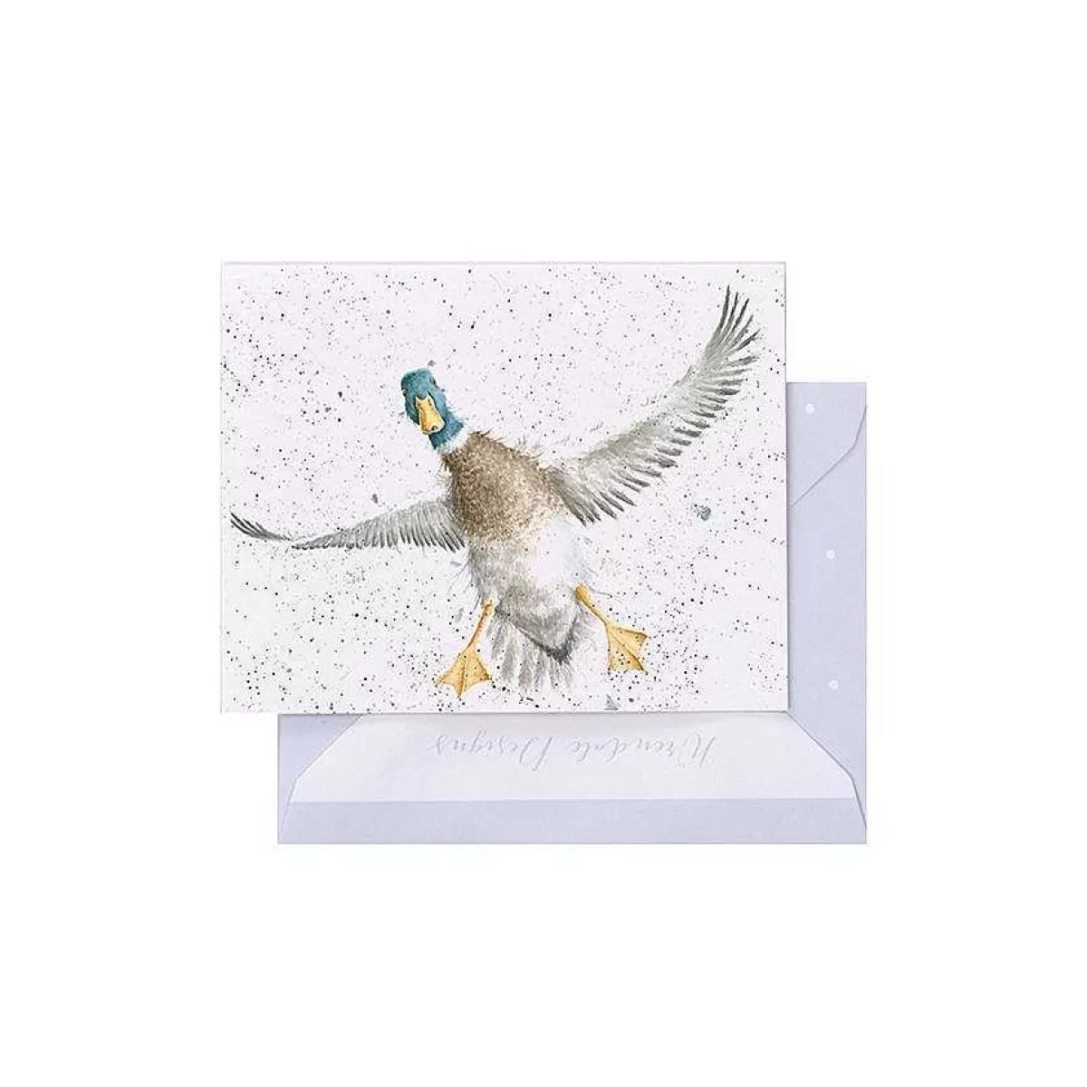 Gift Enclosure Cards>Wrendale Designs The Crash Landing' Duck Enclosure Card