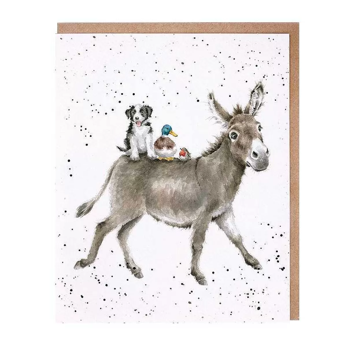 Father'S Day>Wrendale Designs The Donkey Ride' Donkey Card