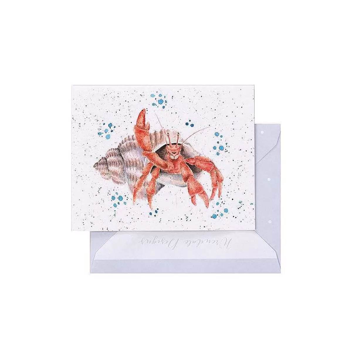 Gift Enclosure Cards>Wrendale Designs The Happy Crab' Crab Enclosure Card