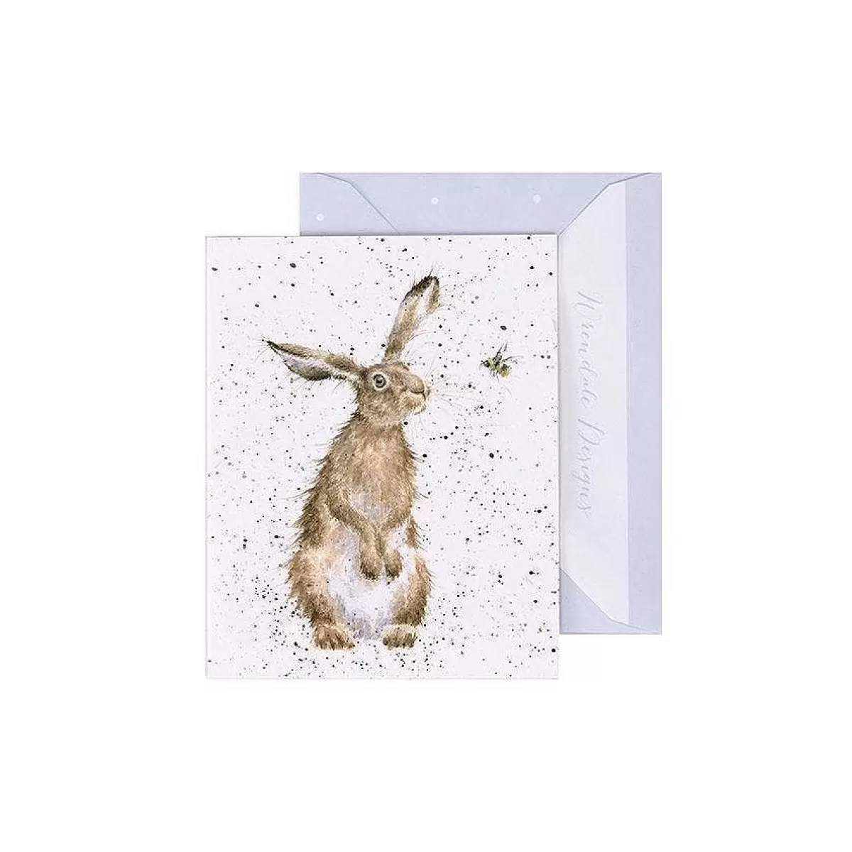 Gift Enclosure Cards>Wrendale Designs The Hare And The Bee' Hare Enclosure Card