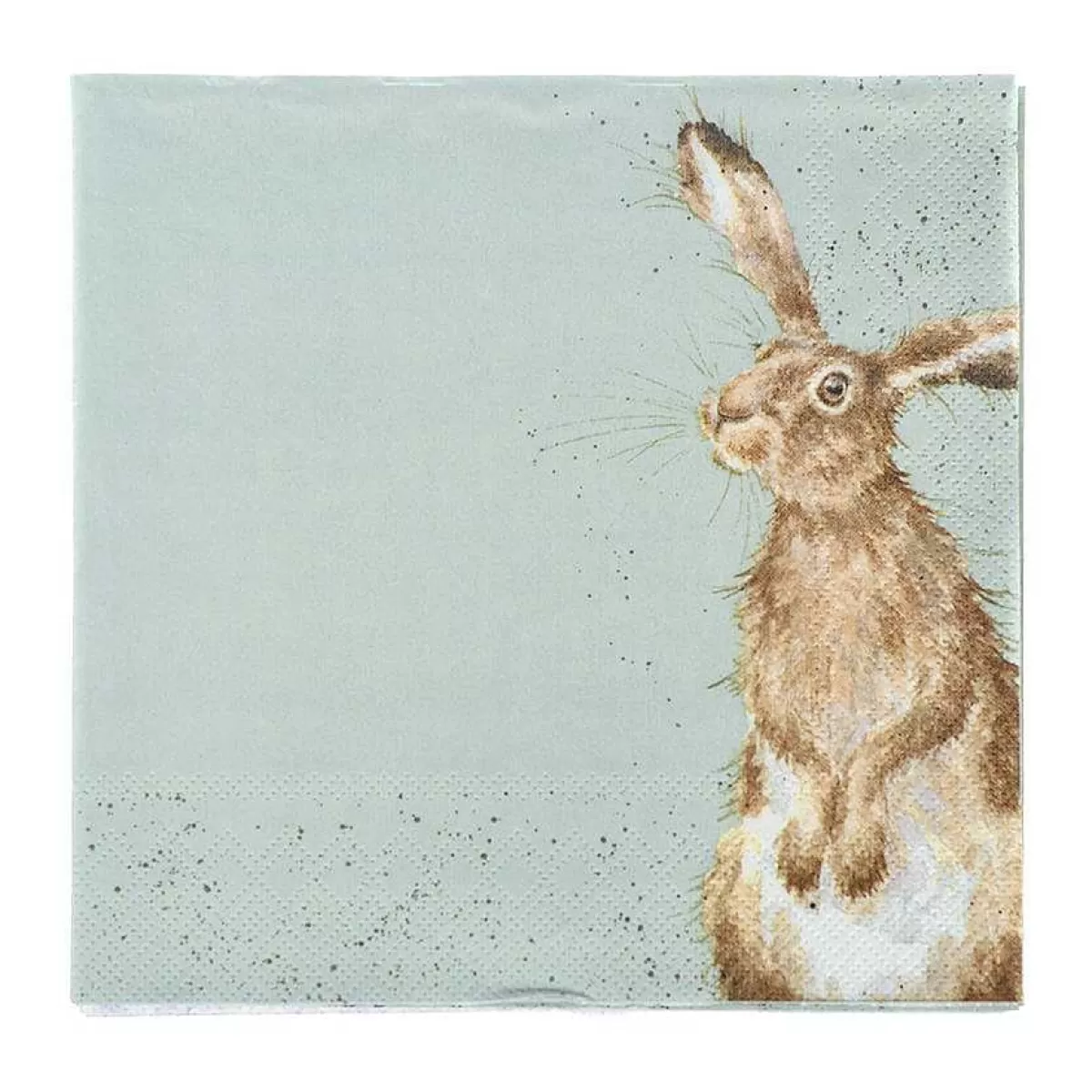 Napkins>Wrendale Designs The Hare And The Bee' Hare Napkins