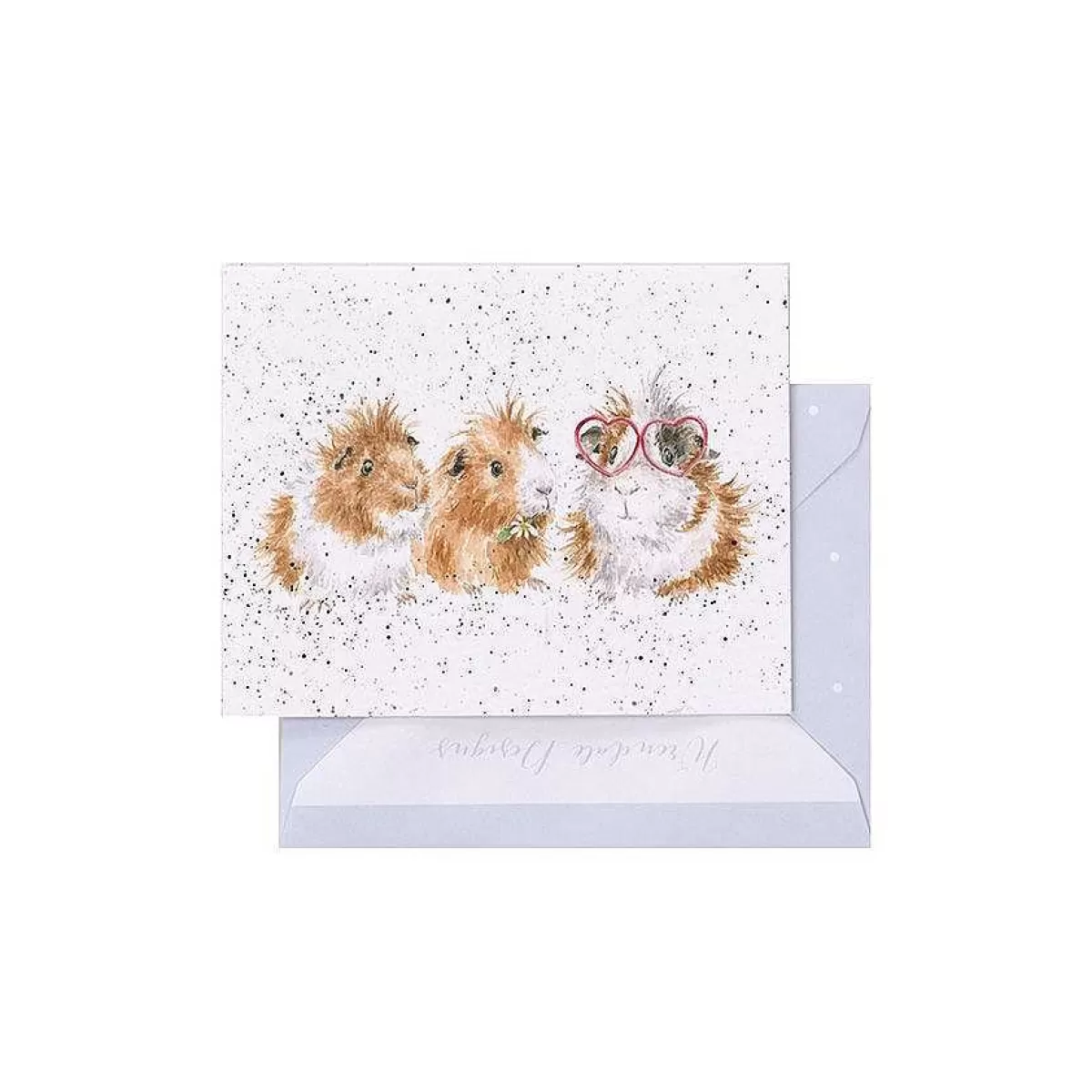 Gift Enclosure Cards>Wrendale Designs The Trendsetter' Guinea Pig Enclosure Card