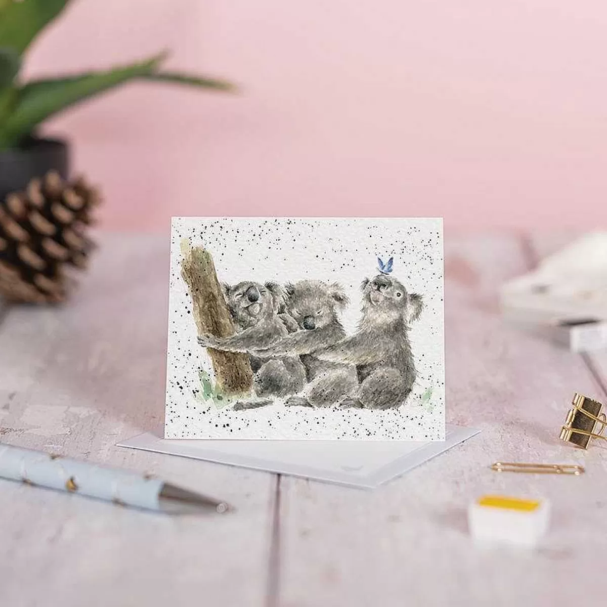 Gift Enclosure Cards>Wrendale Designs Three Of A Kind' Koala Enclosure Card