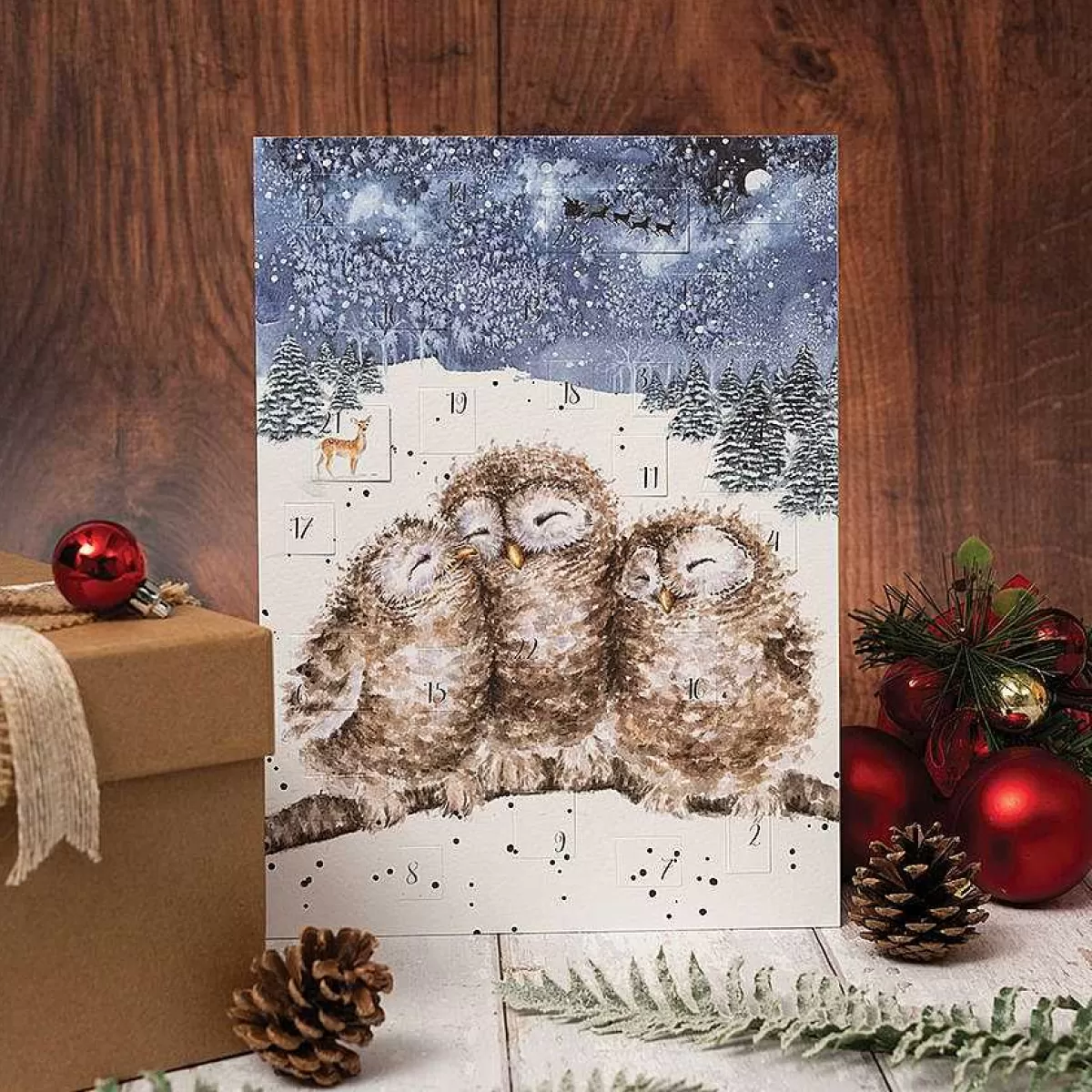 Advent Calendars>Wrendale Designs Three Wise Men' Owl Advent Calendar