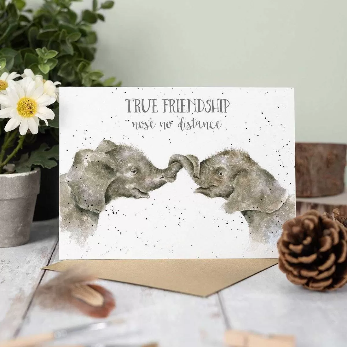 Friendship>Wrendale Designs True Friendship' Elephant Friendship Card