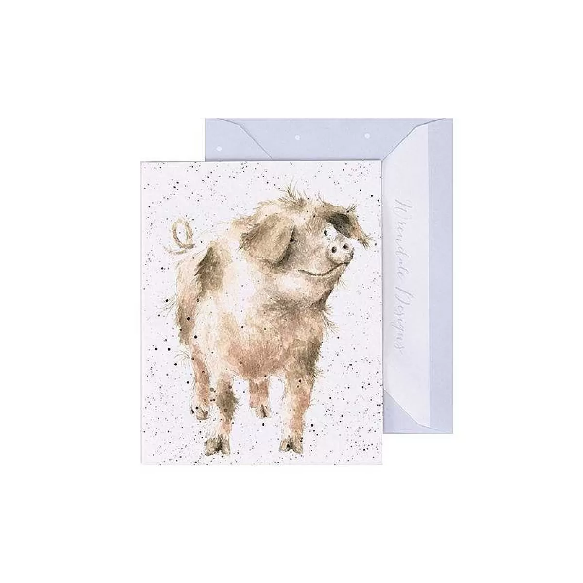 Gift Enclosure Cards>Wrendale Designs Truffles And Trotters' Pig Enclosure Card