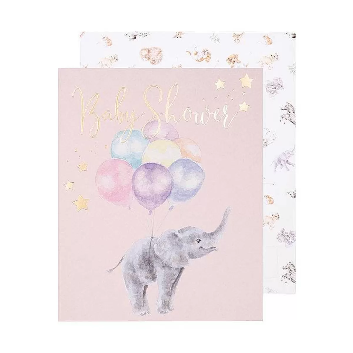 New Baby>Wrendale Designs Up And Away' Elephant Card