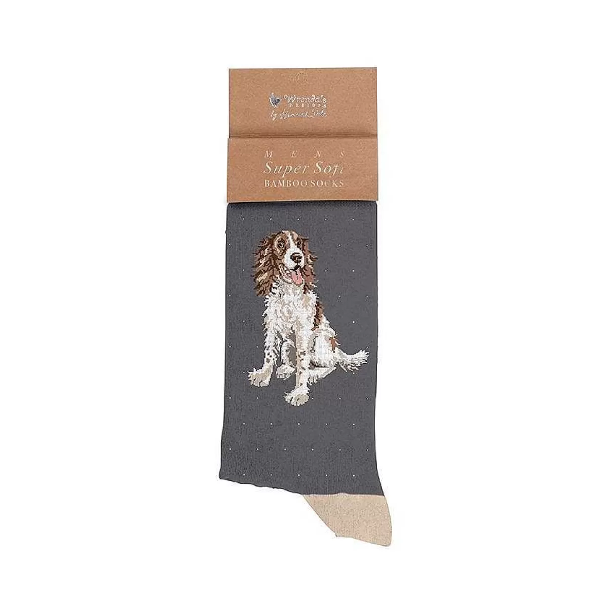 Socks>Wrendale Designs Willow' Spaniel Men'S Socks