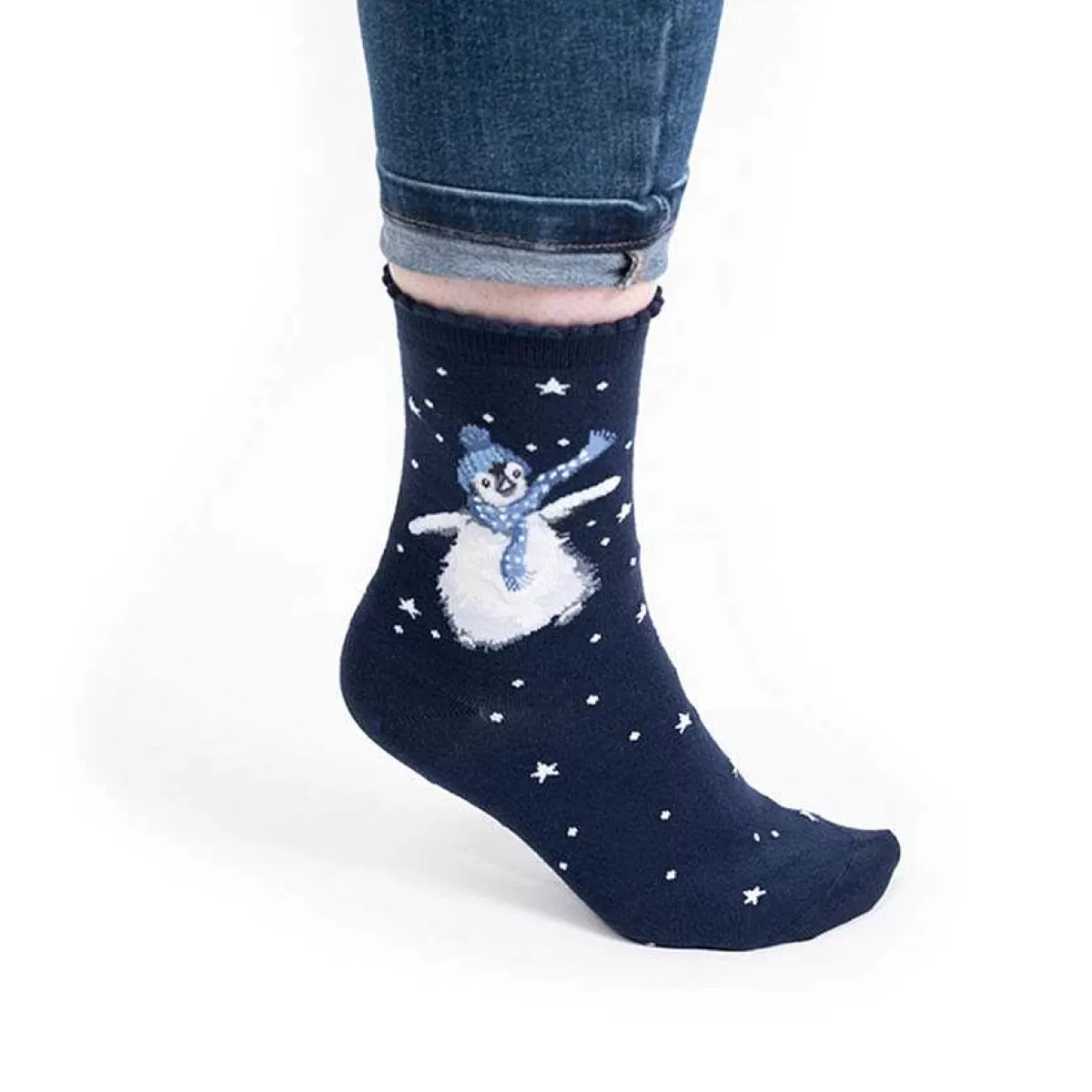 Socks>Wrendale Designs Winter Wonderland' Penguin Socks