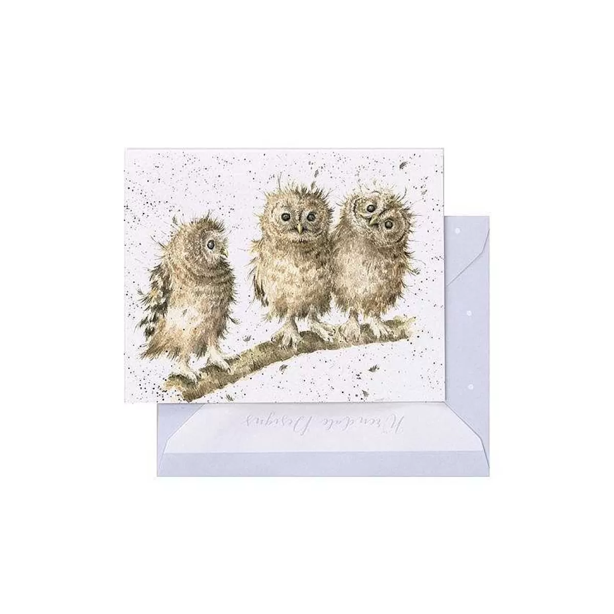 Gift Enclosure Cards>Wrendale Designs You First!' Owl Enclosure Card