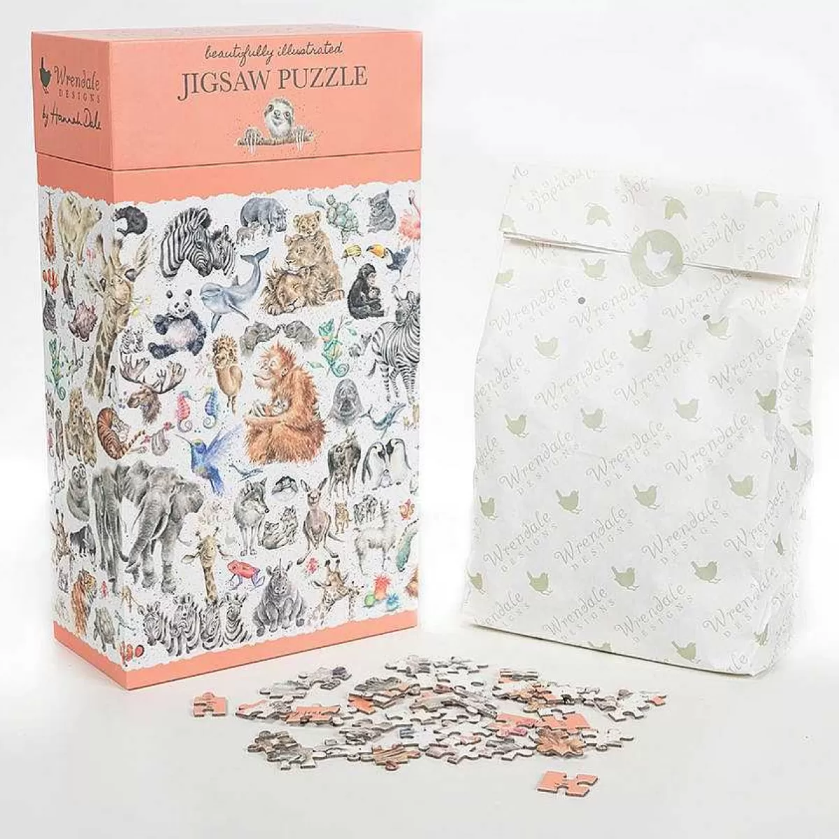 Jigsaw Puzzles & Playing Cards>Wrendale Designs Zoology' Wild Animal Jigsaw Puzzle