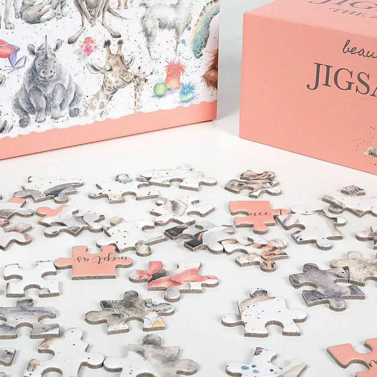 Jigsaw Puzzles & Playing Cards>Wrendale Designs Zoology' Wild Animal Jigsaw Puzzle